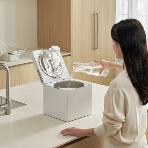 케어팟 X50V 안전 저온가열 자동살균 대용량 스텐 큐브 가습기, 저전력 안심 습도