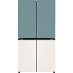 LG 오브제컬렉션 870L 매직스페이스 메탈 4도어 디오스 냉장고: 저소음 에너지 효율 1등급