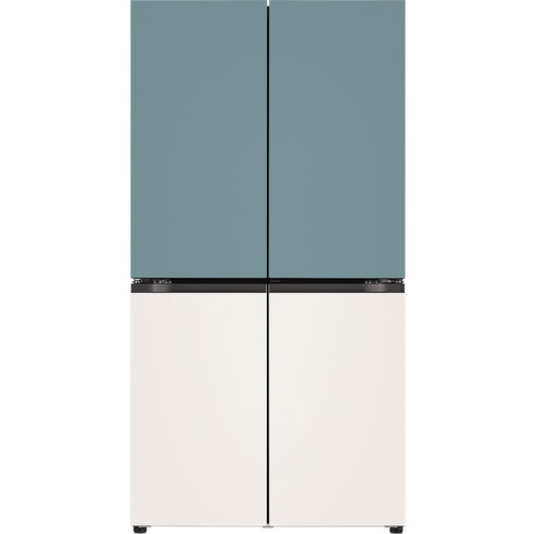 LG 오브제컬렉션 870L 매직스페이스 메탈 4도어 디오스 냉장고: 저소음 에너지 효율 1등급