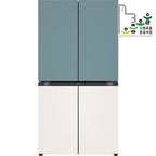 LG 오브제컬렉션 870L 매직스페이스 메탈 4도어 디오스 냉장고: 저소음 에너지 효율 1등급