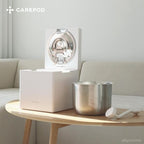 케어팟 X50V 안전 저온가열 자동살균 대용량 스텐 큐브 가습기, 저전력 안심 습도